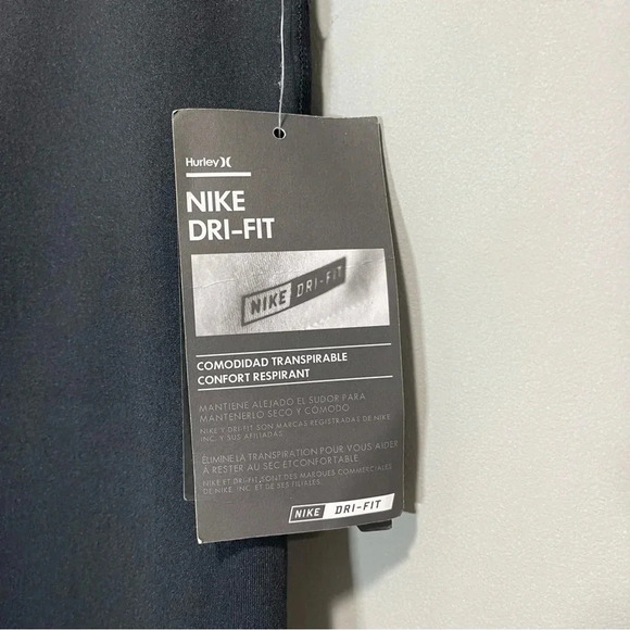 New Hurley Nike Dri-Fit Black Crop Legging Women size XS - Picture 4 of 10